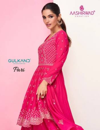 Pari By Aashirwad Designer Partywear Top With Lehenga  Collection